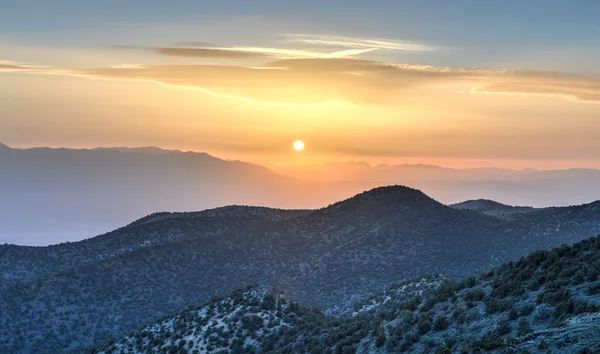 Ancient Bristlecone Pine Forest Coucher de soleil — Photo