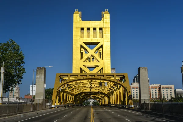 Tower Bridge, Sacramento, Kalifornien — Stockfoto