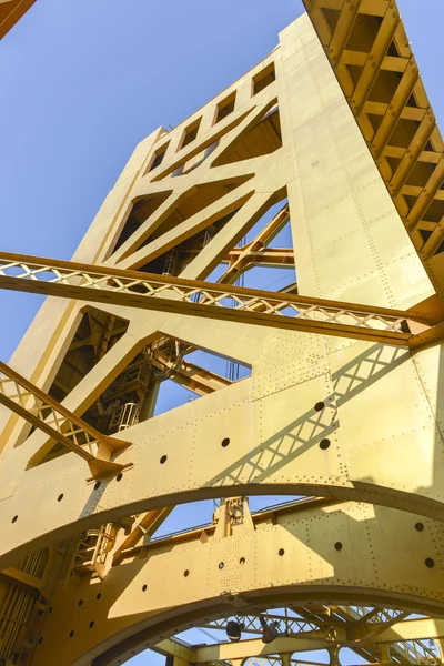 Wieża mostu, sacramento, california — Zdjęcie stockowe