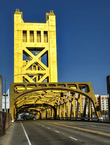 Tower Bridge, Sacramento, Califórnia — Fotografia de Stock