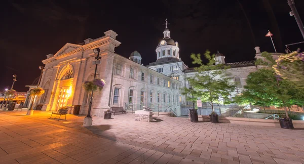 Ayuntamiento de Kingston, Ontario por la noche — Foto de Stock