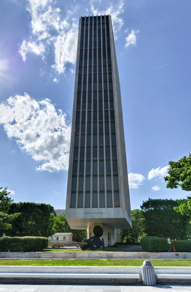 Empire State Plaza в Олбани, Нью-Йорк — стоковое фото