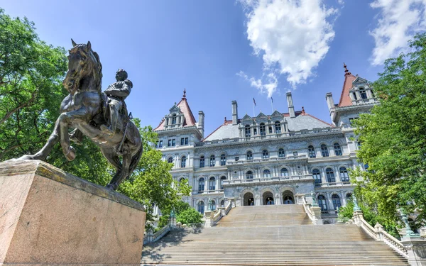 New york Campidoglio costruendo, albany — Foto Stock