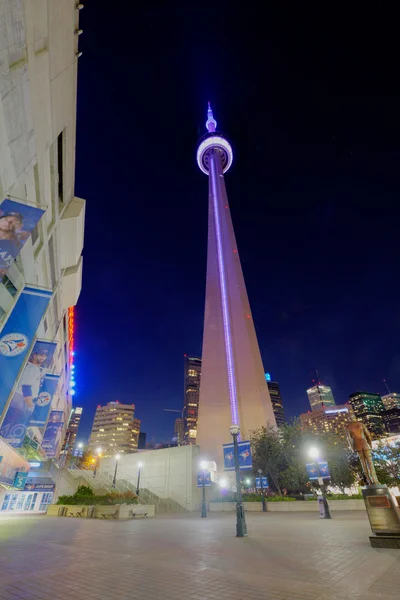 Toronto CN Tower at Night — Stock Photo, Image