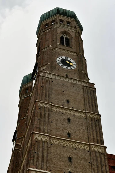 Onze Lieve Vrouwetoren Frauenkirche München Beieren Duitsland — Stockfoto