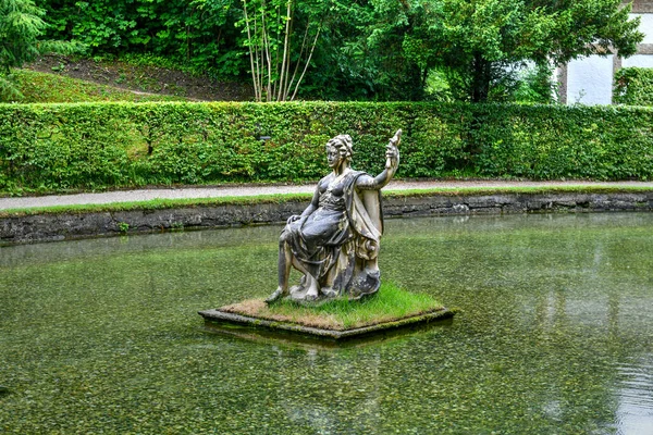 2021年7月11日 奥地利维也纳 Hellbrunn Palace 一座早期巴洛克风格的宫殿别墅 位于奥地利萨尔茨堡市南部的Morzg附近 — 图库照片