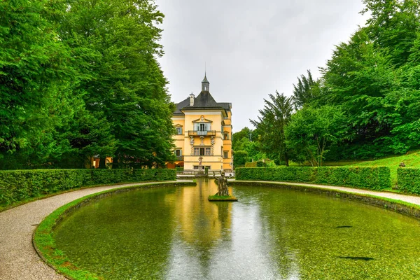 Hellbrunn Palace Una Villa Barroca Temprana Tamaño Palaciego Cerca Morzg — Foto de Stock