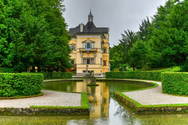 Hellbrunn Palace Uma Antiga Villa Barroca Tamanho Palaciano Perto Morzg — Fotografia de Stock