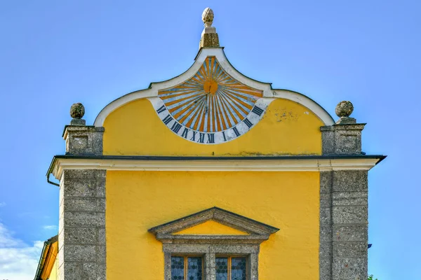 Παλάτι Hellbrunn Μια Πρόωρη Μπαρόκ Βίλα Ανακτορική Μεγέθους Κοντά Στο — Φωτογραφία Αρχείου