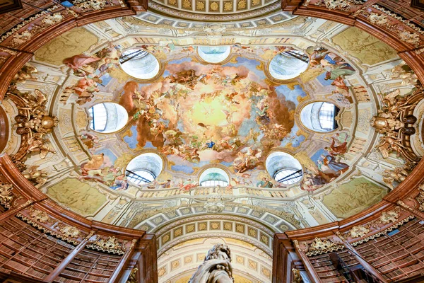 Austria Vienna Luglio 2021 Prunksaal Centro Dell Antica Biblioteca Imperiale — Foto Stock