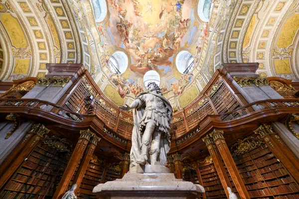 Austria Vienna July 2021 Prunksaal Center Old Imperial Library Austrian — Stock Photo, Image