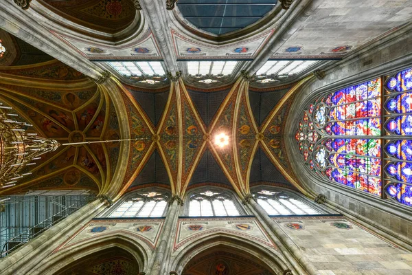 Austria Vienna Jul 2021 Beautiful Interior View Famous Neo Gothic — Stock Photo, Image