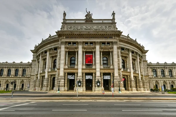 Wenen Oostenrijk Jul 2021 Prachtig Uitzicht Het Historische Burgtheater Met — Stockfoto