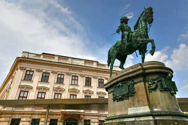 Vienna Austria Jul 2021 Front View World Famous Albertina Museum — Stock Photo, Image