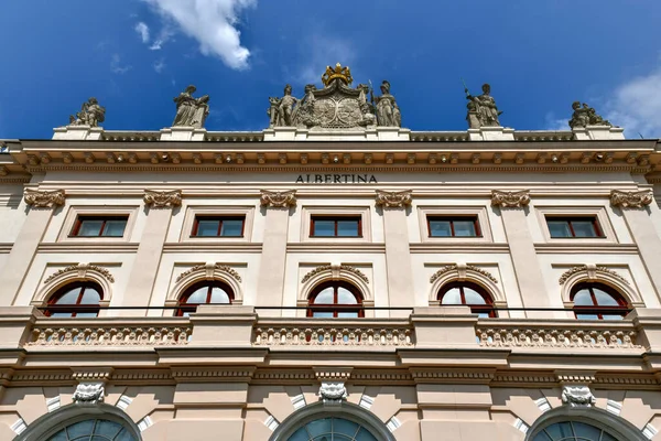 Vienna Austria Jul 2021 Front View World Famous Albertina Museum — Stock Photo, Image