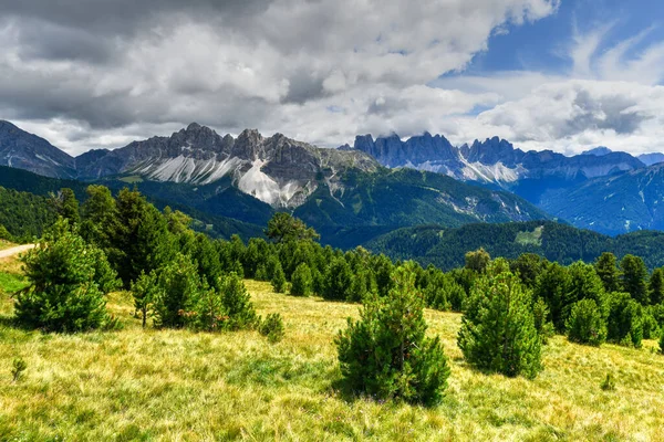 Landscape Dolomites View Aferer Geisler Mountains Italy — стокове фото