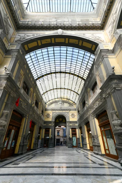 Napoli Campania Talya Ağustos 2021 Yüzyılda Liberty Stilinde Inşa Edilen — Stok fotoğraf