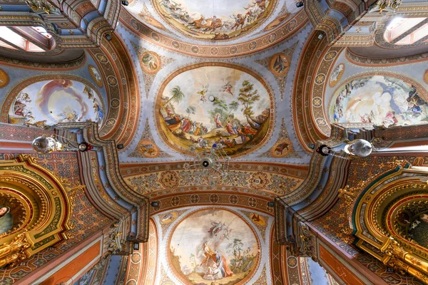 Ortisei Italy Aug 2021 Neoclassical Style Catholic Parish Church Ulrich — стокове фото