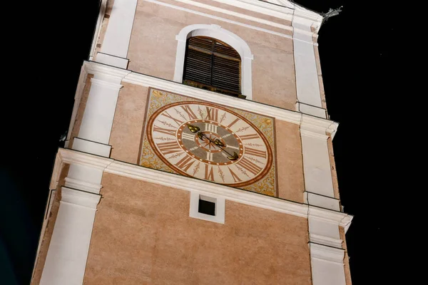 Bell Tower Church Saints Peter Paul Castelrotto Italy — Foto Stock