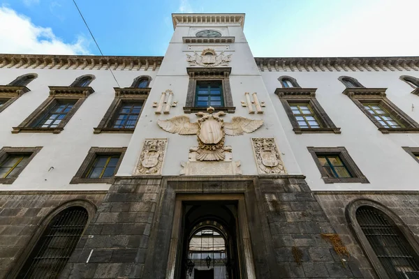 Biblioteca Castel Capuano Alfredo Marsico Nápoles Italia —  Fotos de Stock