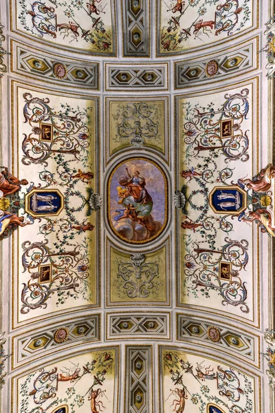 Caserta Itálie Srpna 2021 Vnitřní Pohled Královský Palác Caserta Historický — Stock fotografie