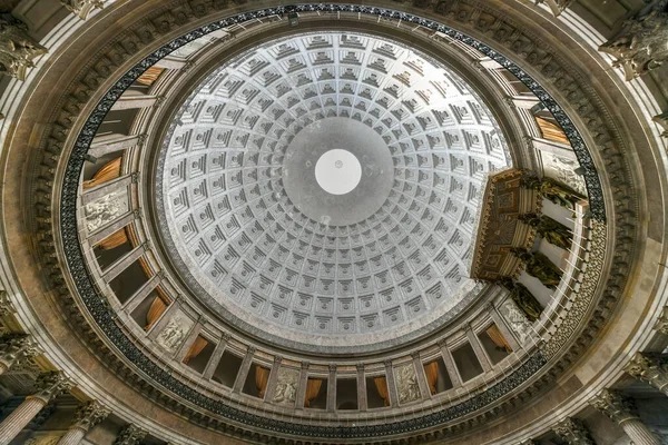 Nápoles Itália Agosto 2021 Basílica Reale Pontificia San Francesco Paola — Fotografia de Stock