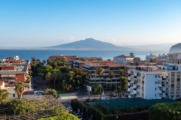 Sorrent Und Die Bucht Von Neapel Mit Blick Auf Den — Stockfoto