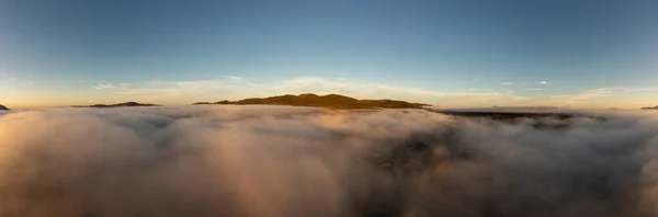 Panoramic View Bay Lake George New York Dawn — Stock Photo, Image