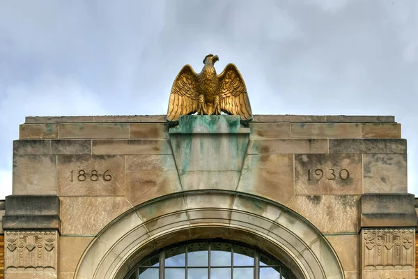 Edificio Histórico Art Deco 302 Main Street Catskill Nueva York — Foto de Stock