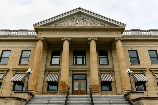 Greene County Court House Catskill Cloudy Day — Stock Photo, Image