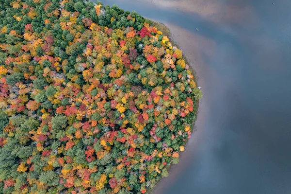 Colgate Lake Nord New York Durante Stagione Fogliare Autunnale — Foto Stock