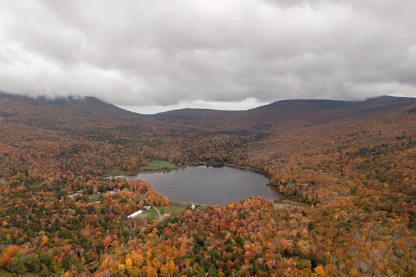 Colgate Lake Norte Estado Nova York Durante Temporada Folhagem Outono — Fotografia de Stock