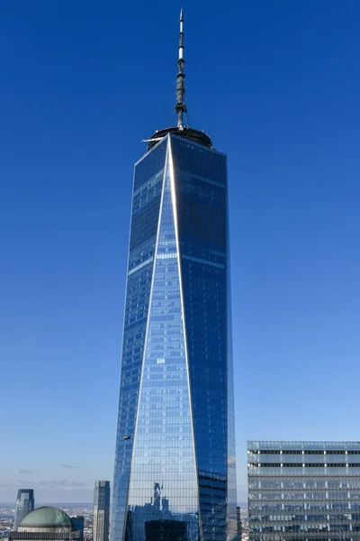 Вид Повітря Всесвітній Торговельний Центр Центрі Манхеттена Нью Йорк — стокове фото