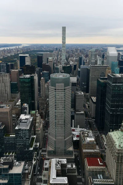 Veduta Aerea Dello Skyline New York City Midtown Manhattan — Foto Stock