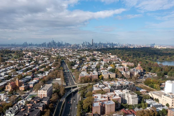 Manhattan Şehri Manzarası Kensington Brooklyn New York Tan — Stok fotoğraf