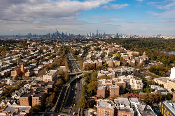 Manhattan Şehri Manzarası Kensington Brooklyn New York Tan — Stok fotoğraf