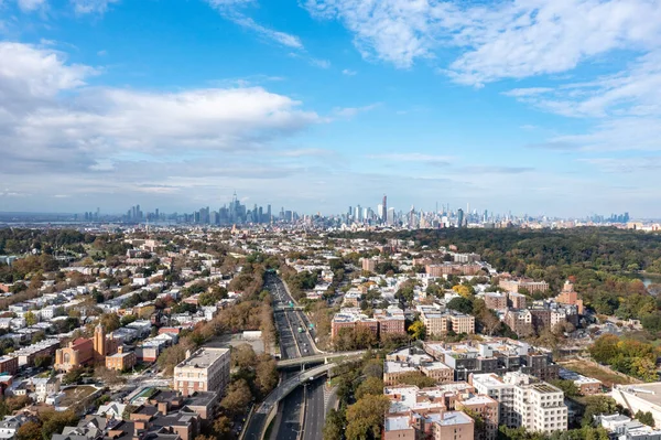 Manhattan Şehri Manzarası Kensington Brooklyn New York Tan — Stok fotoğraf
