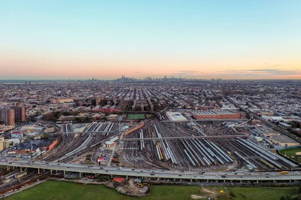 New York Kasım 2021 Coney Island Tren Stasyonu Brooklyn New — Stok fotoğraf