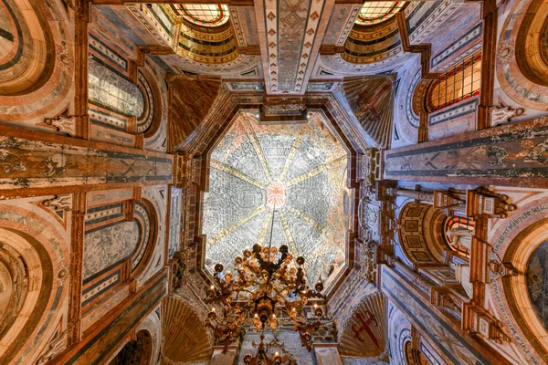 Santiago Compostela Spanien November 2021 Innenausstattung Der Kathedrale Von Santiago — Stockfoto
