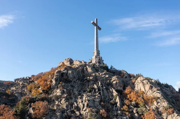 Lembah Fallen Sebuah Tugu Peringatan Untuk Korban Perang Saudara Spanyol — Stok Foto