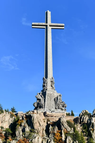 Dolina Upadłych Pomnik Poświęcony Ofiarom Hiszpańskiej Wojny Domowej Znajdujący Się — Zdjęcie stockowe