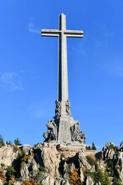 Vale Dos Caídos Memorial Dedicado Vítimas Guerra Civil Espanhola Localizado — Fotografia de Stock