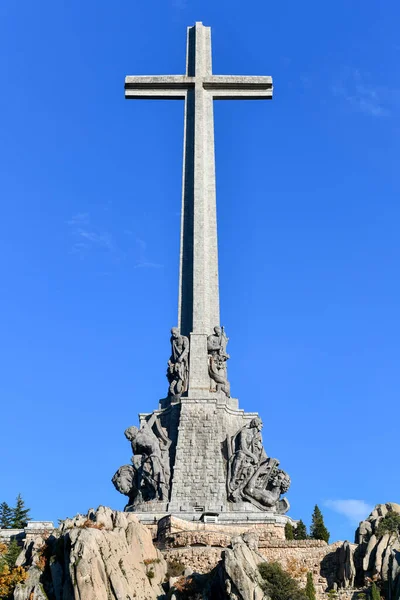 Vale Dos Caídos Memorial Dedicado Vítimas Guerra Civil Espanhola Localizado — Fotografia de Stock