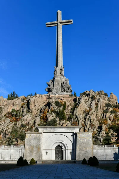 Valley Fallen Μνημείο Αφιερωμένο Στα Θύματα Του Ισπανικού Εμφυλίου Πολέμου — Φωτογραφία Αρχείου