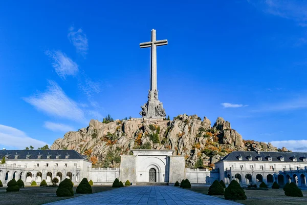 Vale Dos Caídos Memorial Dedicado Vítimas Guerra Civil Espanhola Localizado — Fotografia de Stock