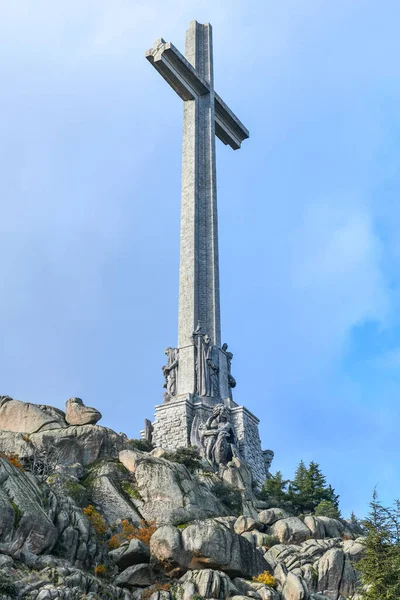 Vale Dos Caídos Memorial Dedicado Vítimas Guerra Civil Espanhola Localizado — Fotografia de Stock