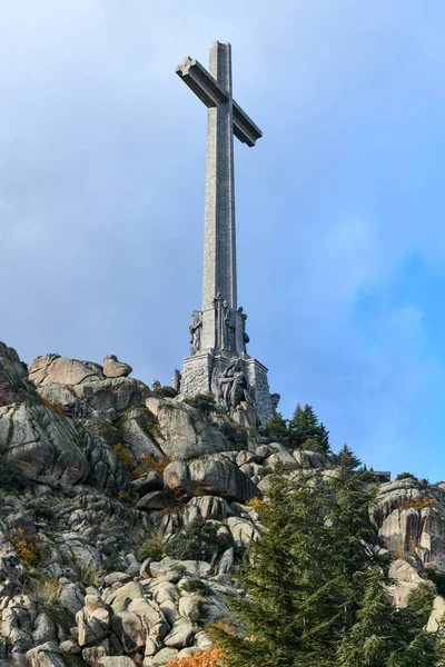 Vale Dos Caídos Memorial Dedicado Vítimas Guerra Civil Espanhola Localizado — Fotografia de Stock