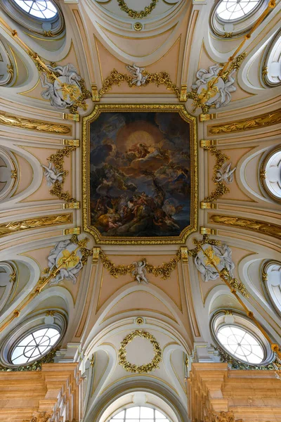 Madrid Espanha Nov 2021 Madrid Royal Palace Hall Vista Interior — Fotografia de Stock