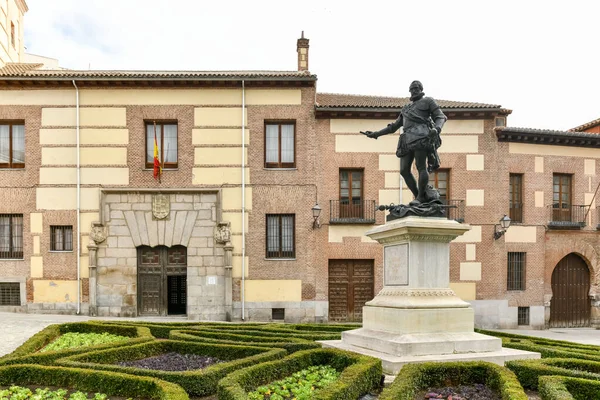 Monumento Don Alvaro Bazan Madrid Spagna Noto Ammiraglio Della Marina — Foto Stock