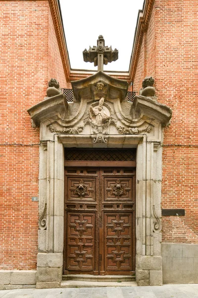 Plaza Mayor Madrid Spanje Het Ooit Het Centrum Van Het — Stockfoto